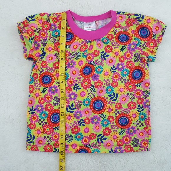 Hanna Andersson Floral And Stripe 2-Piece Outfit - Picture 6 of 8